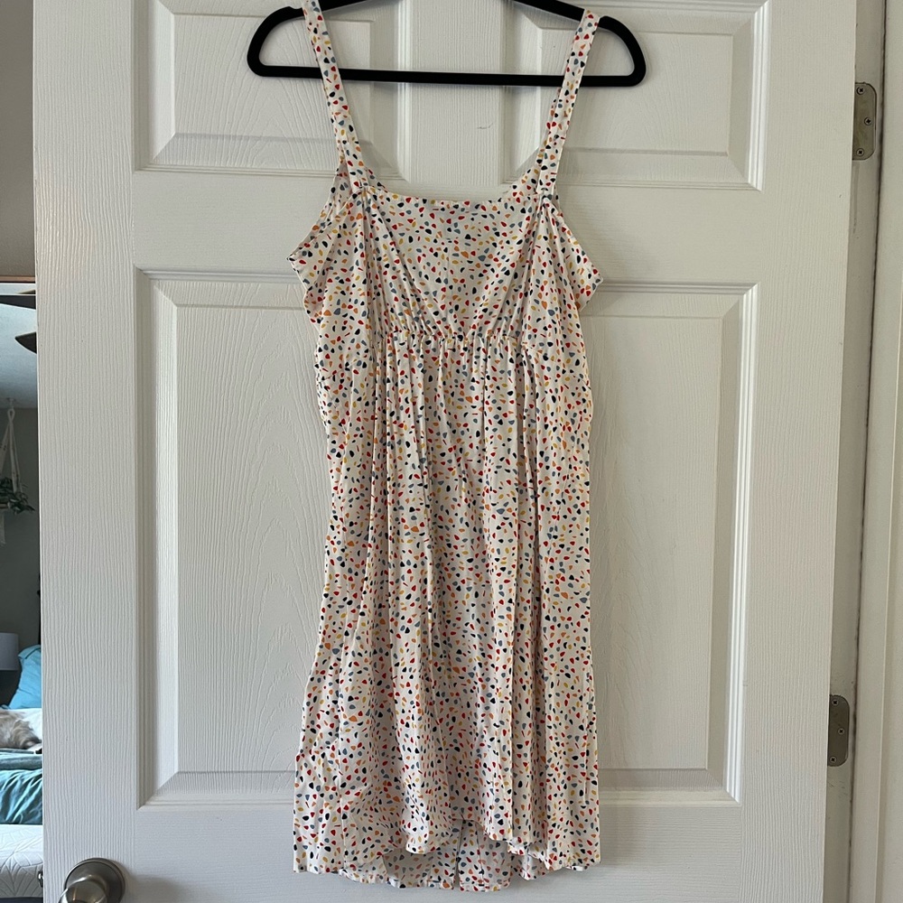 Fun Colored Polka Dot Button-Front Summer Dress -… - image 2